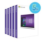 Pachet 5x Licente Windows 10 Pro (RETAIL)